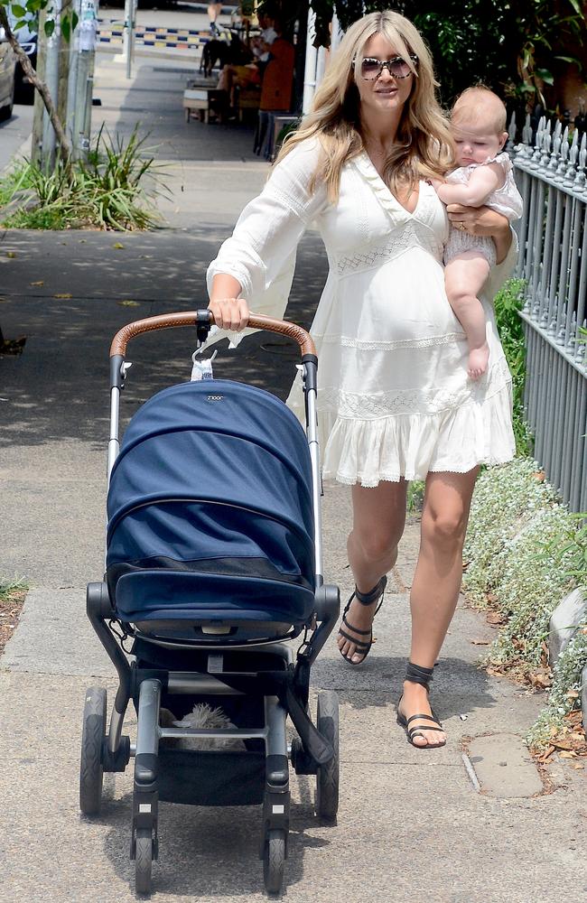 George Burgess’ wife Joanna is expecting their third child in two years. Picture: Media Mode