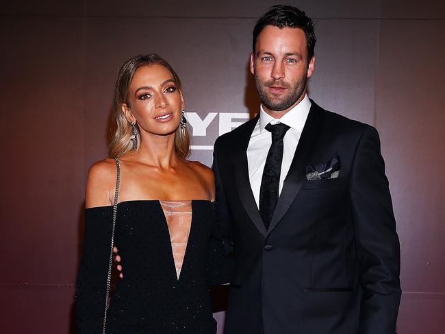 Nadia and Jimmy Bartel were a glamorous fixture on Melbourne’s social scene. Picture: Daniel Pockett/Getty Images