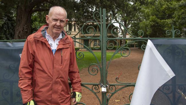 Warren Hopley is one of thousands of heritage supporters devastated to see Willow Grove Parramatta. Picture: Monique Harmer