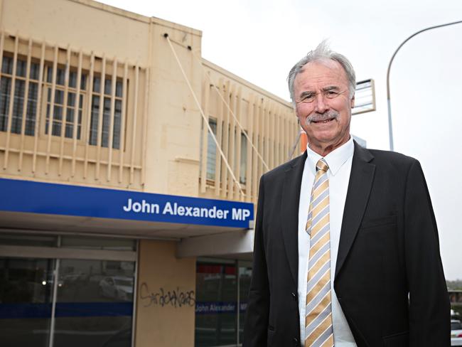 Bennelong MP John Alexander says it’s time for politicians to lift the standard of debate to win back the community’s respect. Picture: Adam Yip