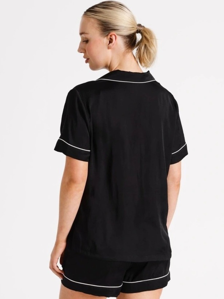 Chloe &amp; Lola Satin Short Sleeve PJ Set. Picture: Myer.