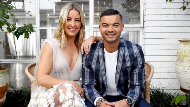 Jules and Guy Sebastian. Picture: Toby Zerna