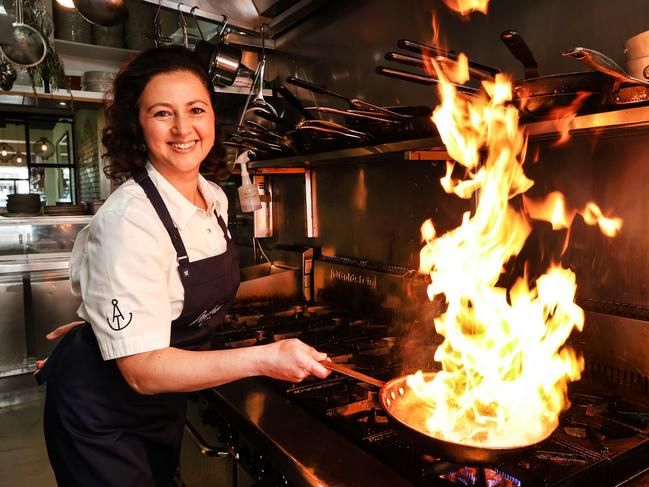 Future Vic: Rosalin Virnik is a Melbourne restaurateur at her new venue Anchor in Elwood.                    Picture: David Caird