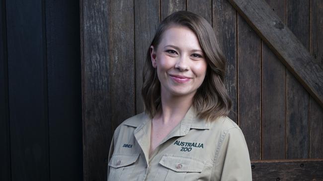 Bindi Irwin photographed at Australia Zoo. Picture: Russell Shakespeare