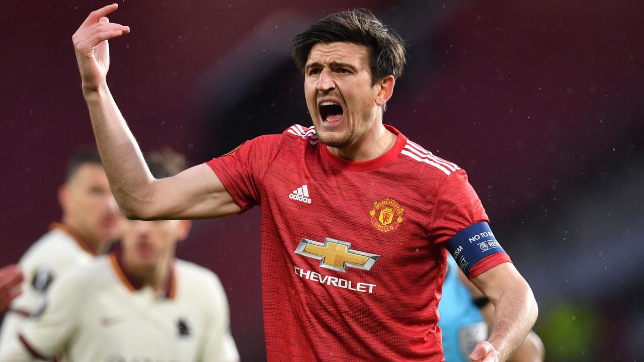 Manchester United's defender Harry Maguire.