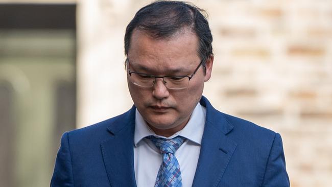 Ho Keun Shin pictured at the Adelaide Magistrates Court on Tuesday. Picture: NCA NewsWire / Naomi Jellicoe