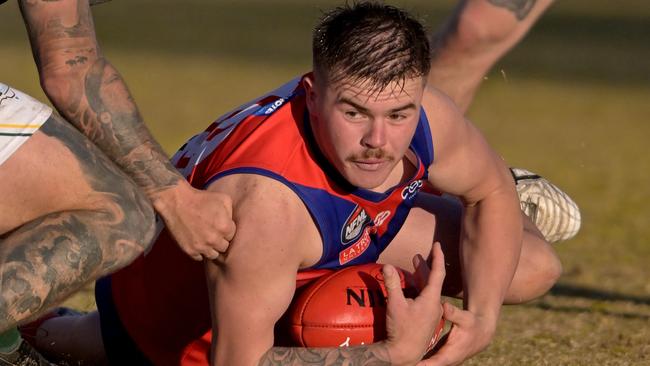 Jayden Bell in action for Mernda. Picture: Andy Brownbill