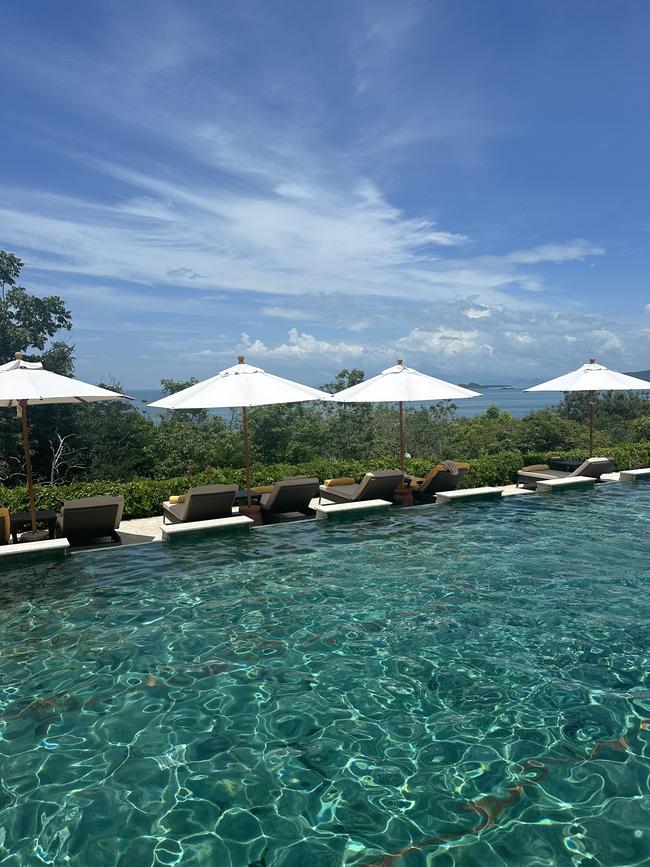 The lap pool at Kamalaya. Picture: Milanda Rout