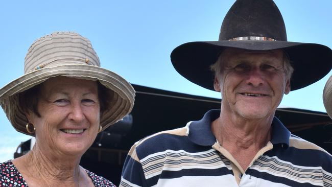 Lynne Stratford, pictured here with husband Ron, is petitioning the state government to urgently upgrade the Bruce Hwy between their home town of Bauple, and Curra, north of Gympie.