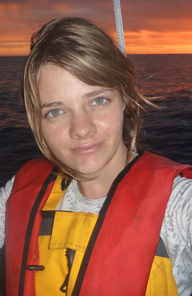 A picture of Jessica Watson from her 2010 book, True Spirit.