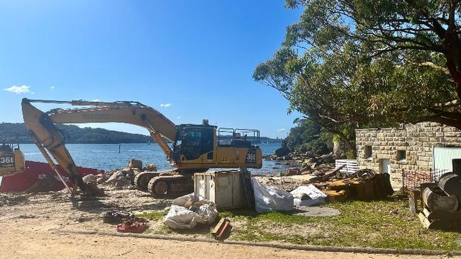 Construction delays at Nielsen Park.