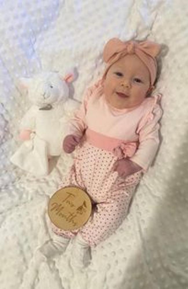 Piper Robson, three months