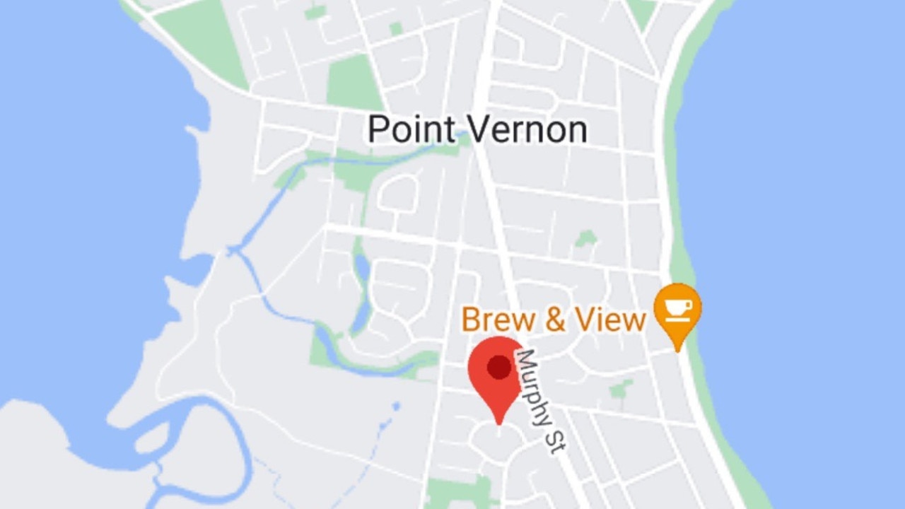 A woman and a baby were taken to hospital for observation after a house fire in Point Vernon overnight.