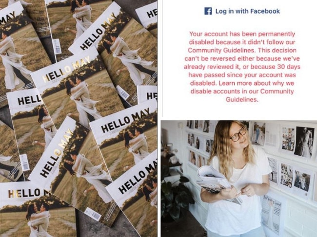 Hello May's founder Sophie Lord has been "traumatised" by Instagram's move.