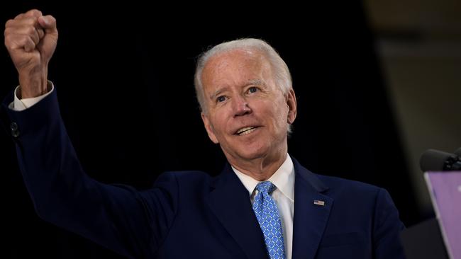 Despite being portrayed as a reliable statesman, Joe Biden promises to be the most liberal president in history. Picture: AFP