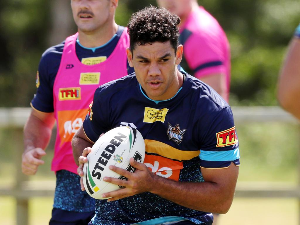 Gold Coast Titans pre-season training. Brian Kelly.Picture: NIGEL HALLETT