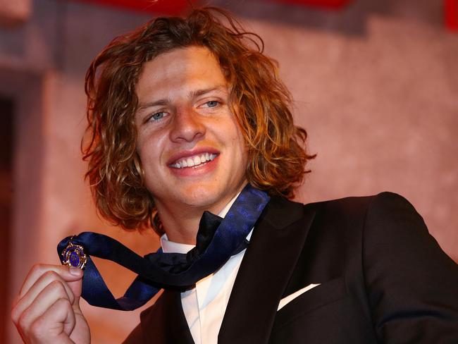 Nat Fyfe won what could be his first of many Brownlow medals in 2015.