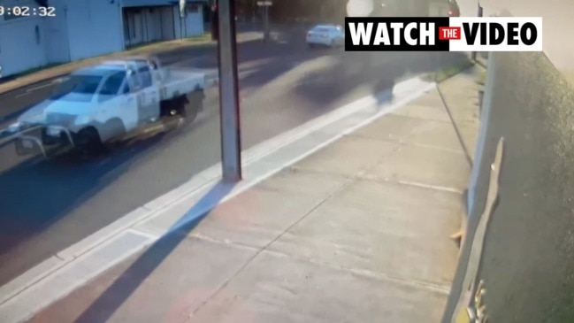 CCTV shows ute seconds before fatal crash