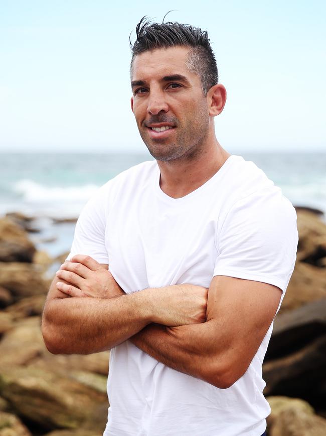 Braith Anasta pictured at Maroubra Beach.