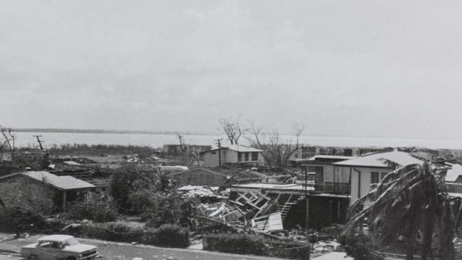 View of Nightcliff after the cyclone. Picture: Bob Biddlecombe