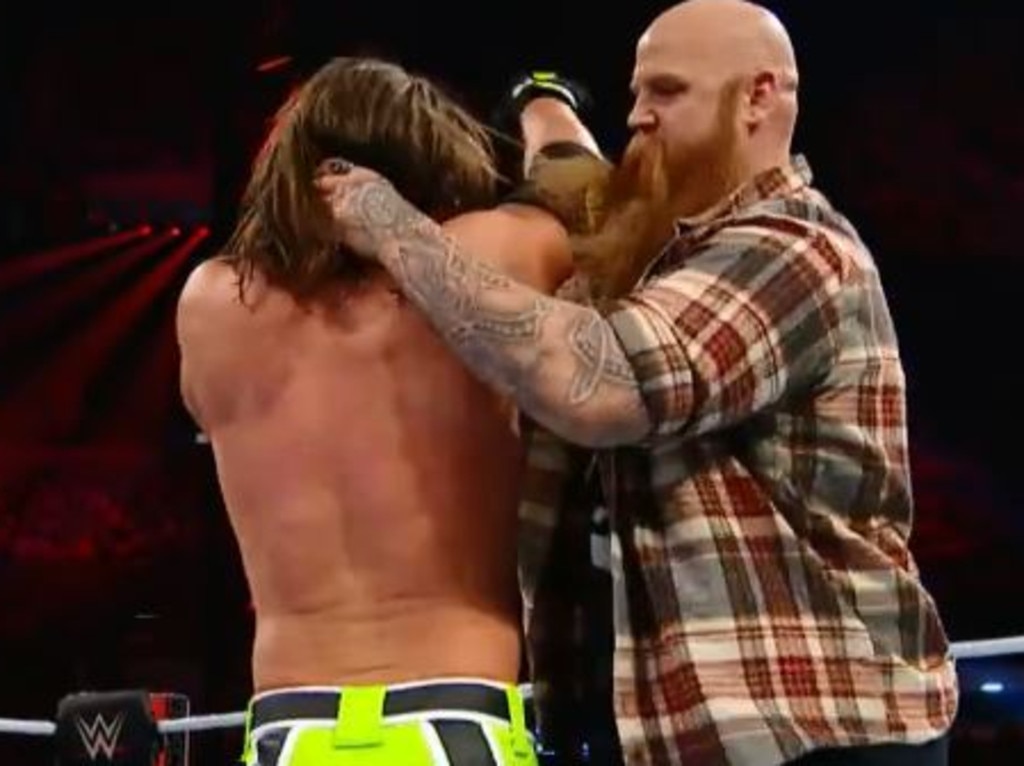 Erick Rowan made his WWE return, helping Daniel Bryan beat AJ Styles.