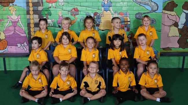 My First Year: Labrador State School Prep W. Back row: Gweneth, Tustin, Evelyn, Axel, Harper. Middle row: Julian, Emmerson, Jessie-Jay, Mia, Jax. Front row: Kia, Braxton, Levi, Merhawit, Penelope Picture: Glenn Hampson.