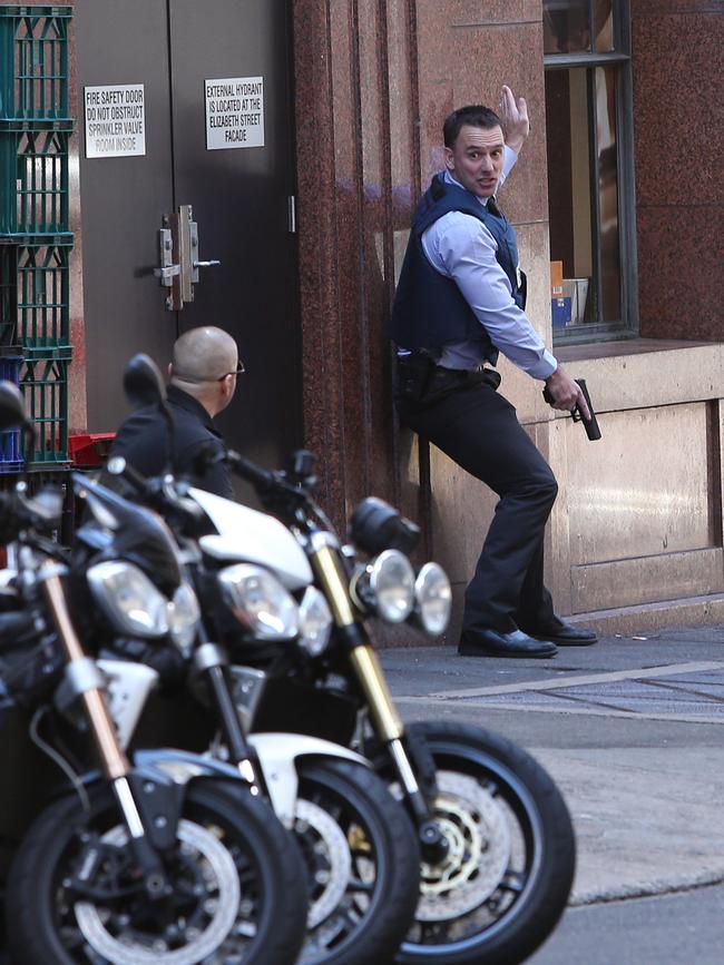 Two NSW Police officers among the first at the scene in Martin Place.