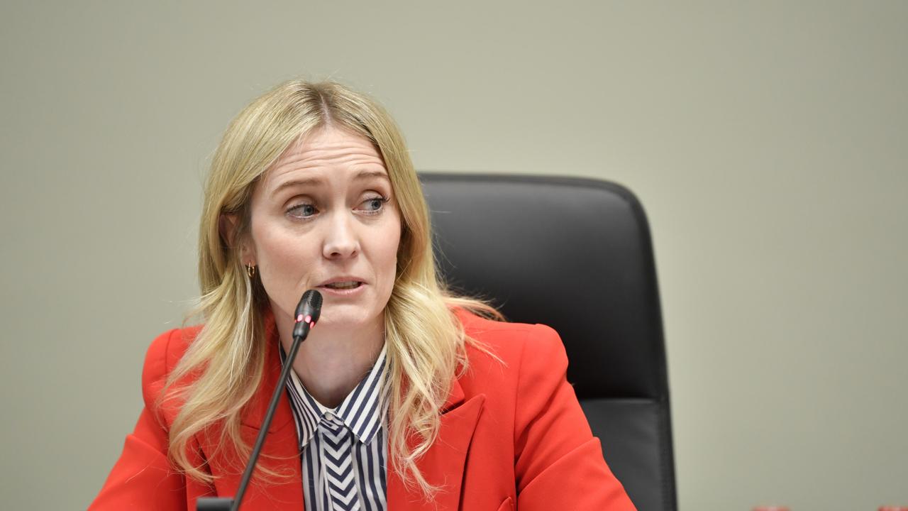 Councillor Rebecca Vonhoff at a special meeting of Toowoomba Regional Council to endorse new deputy mayor, Friday, July 28, 2023. Picture: Kevin Farmer