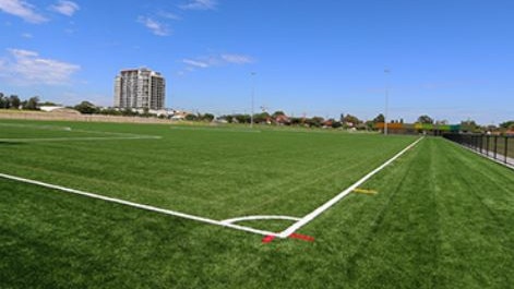 Synthetic field at Heffron Park.