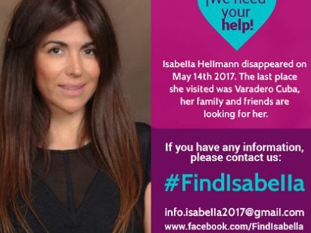 Isabella Hellman has never been found. Picture: Supplied