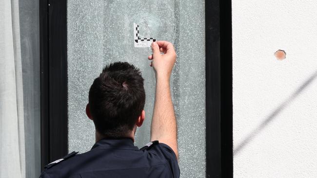 Shots have been fired into a house in Altona North. Wednesday, February 12. 2025. Picture: David Crosling