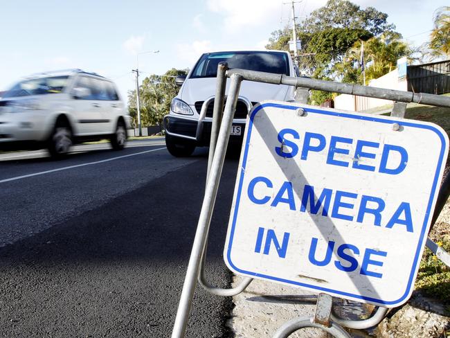 There is a belief that driving less than 10 per cent over the speed limit won’t result in a fine. Picture: Jerad Williams