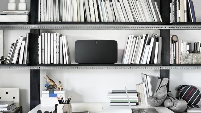 Hear, hear ...The new Sonos Play: 5 will fit on a bookshelf, although an audiophile might be outraged.