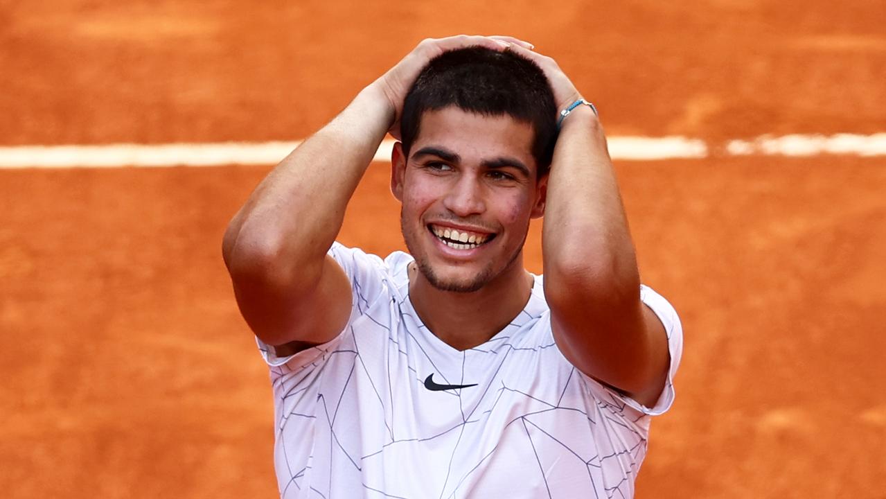 Carlos Alcaraz was in shock after his epic win over Rafael Nadal.