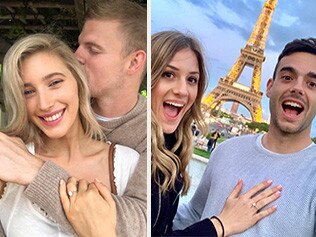 Adelaide United players Jordan Elsey and Nikola Mileusnic popped the big question to their respective partners.