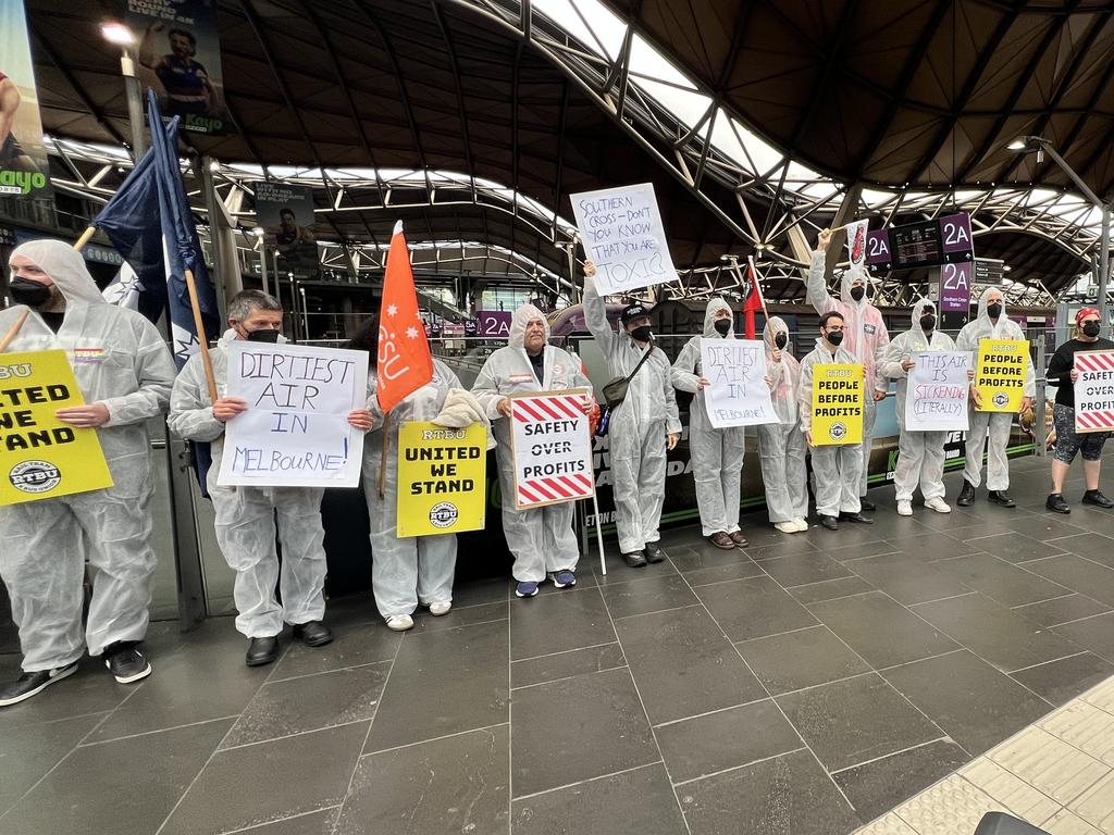 The station services 20 million passengers a year, and is the workplace for hundreds of people. Picture: Matt Johnston