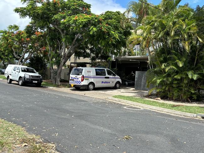 The scene where the bodies of a Hervey Bay couple were discovered. Picture: Carlie Walker