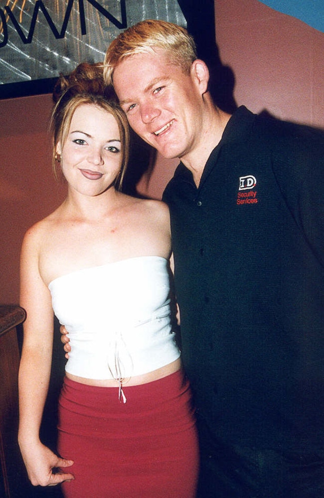 Charmaine Sharp and Chris Kowaltske at Rose and Crown, 2000.
