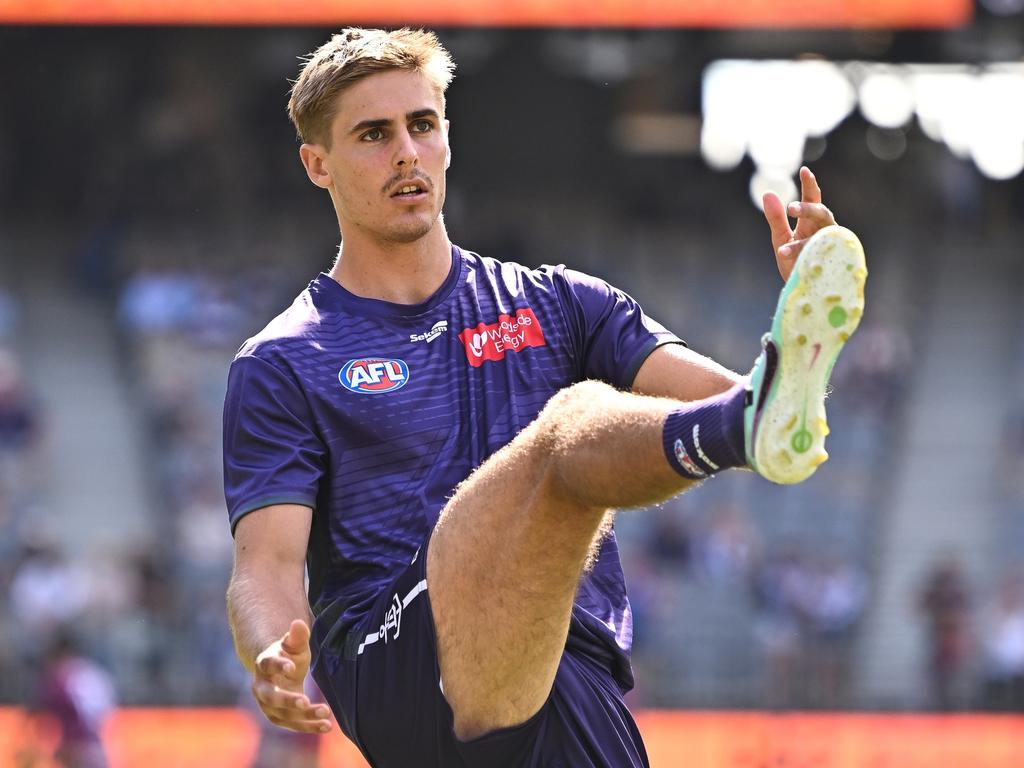 Dockers recruit Jeremy Sharp. Picture: Daniel Carson/AFL Photos via Getty Images