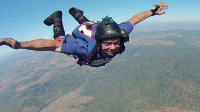 Aodhan McCann was skydiving in the Gladstone region when he faced a near-death experience.Â