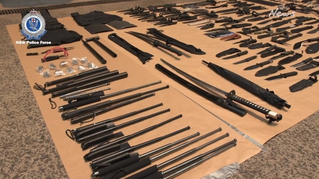 Massive haul of weapons seized