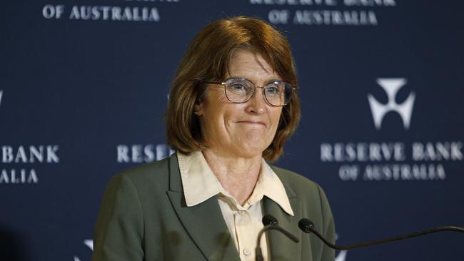 Governor Michele Bullock and the RBA board dropped the official cash rate for the first time in four years. Picture: NewsWire / John Appleyard