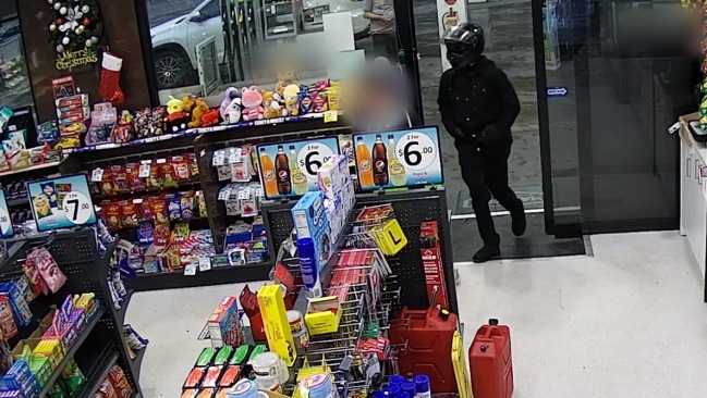 He entered the premises after a customer. Picture: NSW Police