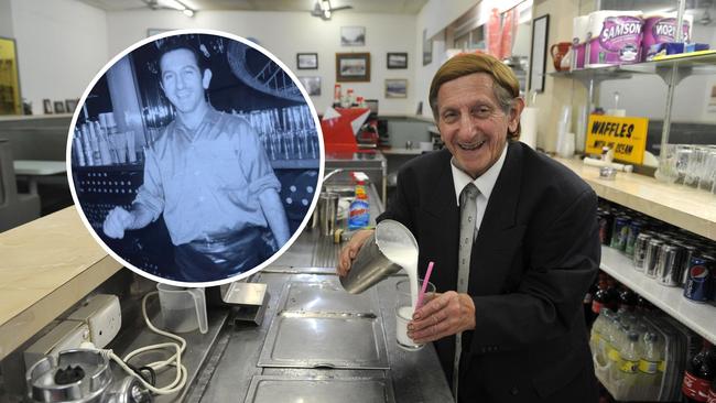 Tributes are flowing for Golden Gate Cafe owner Johnny Adilinis, 92, of The Entrance, who passed away after a brief illness. Picture: supplied.