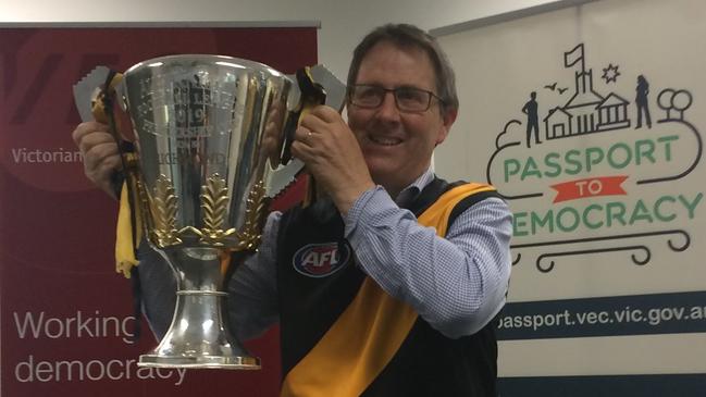 EFL stats guru Noel McPhee is also a passionate Richmond supporter. Picture: Supplied