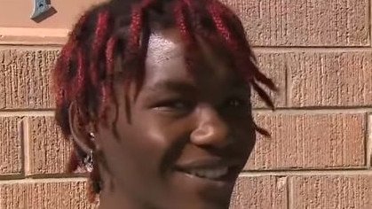 Perth rapper Siri Kidd, who two women escaped quarantine in Perth to see. Picture: 9 News