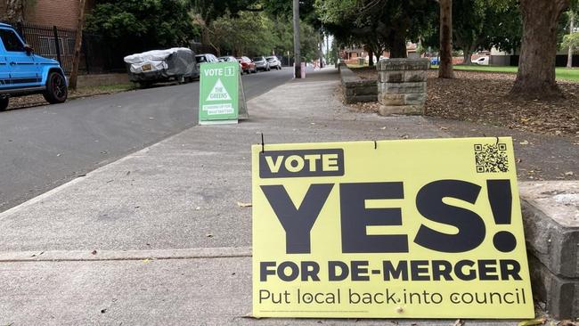 The de-amalgamation vote saw 63 per cent vote in favour and 37 against at the poll in December.