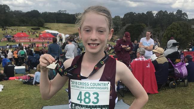 Sophie Bingham claimed a silver medal at the national cross country championships