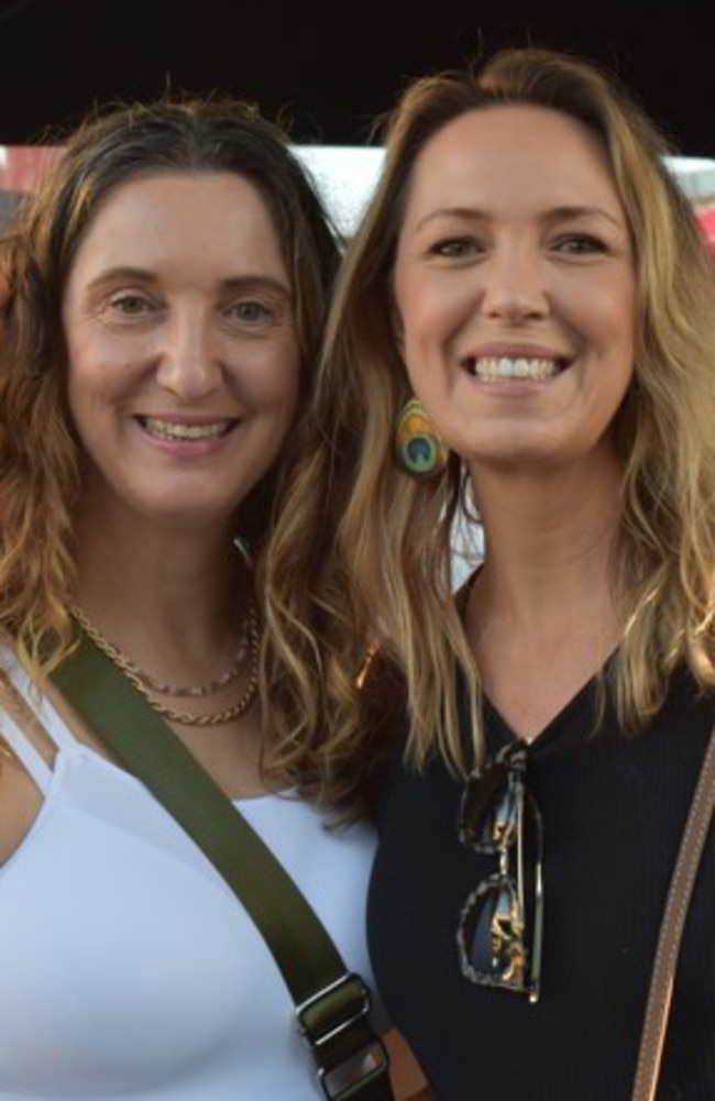 Natalie Hunter and Alexandra Kupha at The Station's opening night.