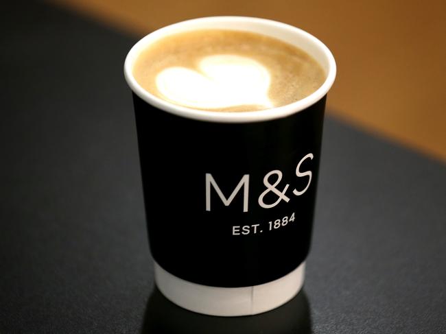 LONDON, ENGLAND - MAY 14: Marks and Spencers re-opens it's cafe at Stratford's Westfield Shopping Centre on May 14, 2020 in London, England. The prime minister announced the general contours of a phased exit from the current lockdown, adopted nearly two months ago in an effort curb the spread of Covid-19. (Photo by Alex Pantling/Getty Images)